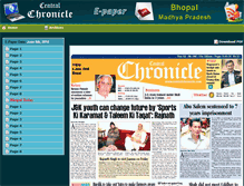 Tablet Screenshot of epaper.centralchronicle.com